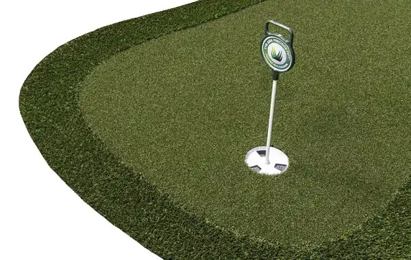 Portable Putting Green 4' x 10' with Fringe - Image 4